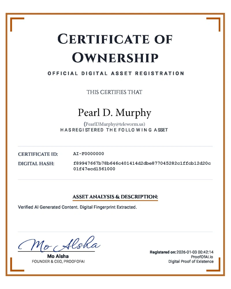 Certificate Sample